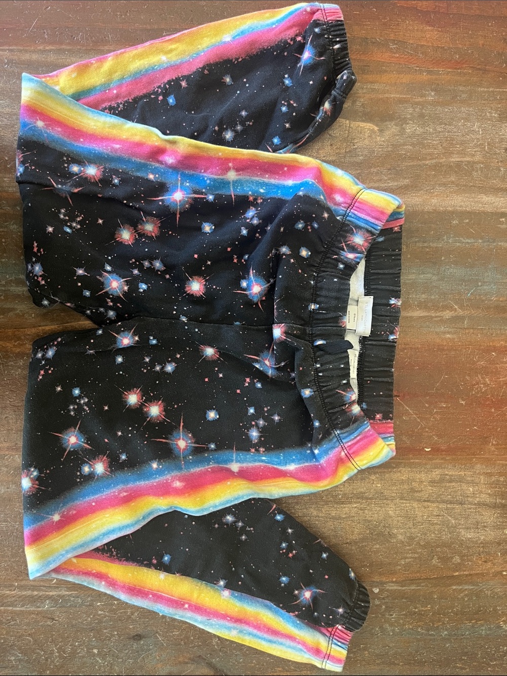 Stella McCartney Black Galaxy-Print Kids Joggers